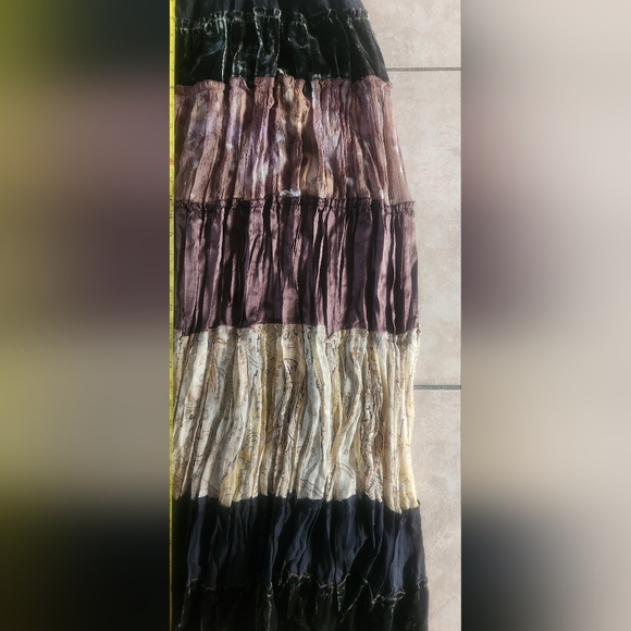 NWT BCBG long chiffon  maxi skirt - Picture 9 of 9